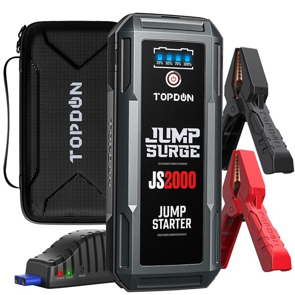 TOPDON JumpSurge2000 Power Bank and Jump Starter for 12V Battery Vehicles - Picture 11 of 14